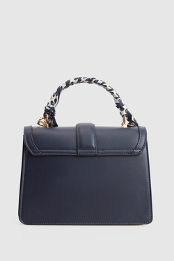 Scarf Top Handle Bag