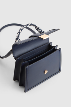 Scarf Top Handle Bag