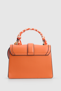 Scarf Top Handle Bag