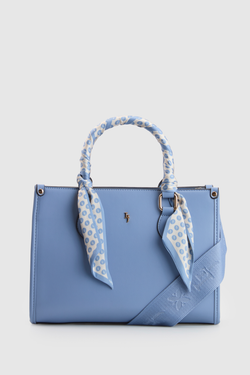 Small Tote Bag With Scarf