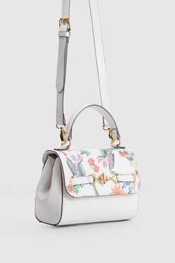 Floral Top Handle Bag