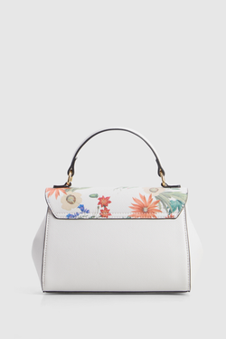 Floral Top Handle Bag