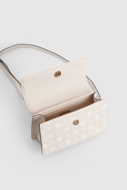 Jacquard Top Handle Bag