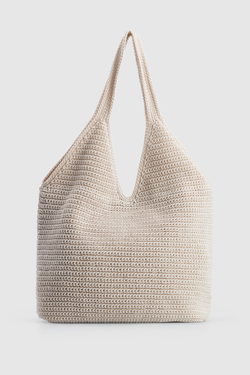 Rayon Crochet Tote Bag