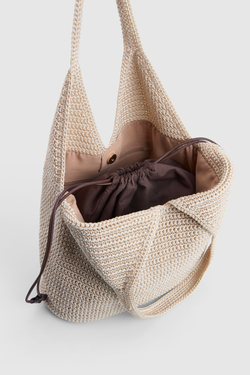 Rayon Crochet Tote Bag