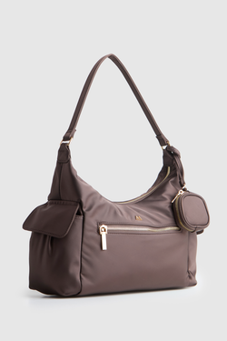 Rae Nylon Shoulder Bag