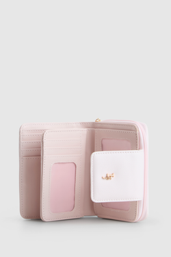 Embroidered Small Tab Wallet