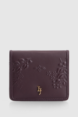 Embossed Press Stud Wallet
