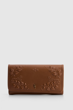 Embossed Large Clutch Wallet