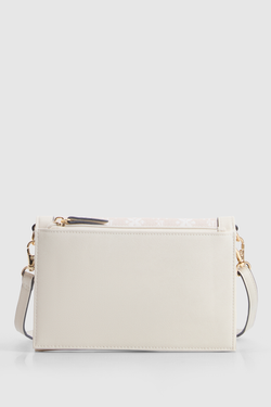 Jacquard Flap Crossbody Bag