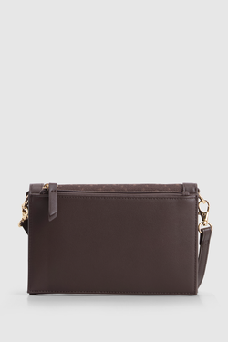 Jacquard Flap Crossbody Bag