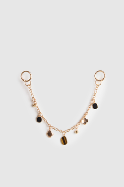 Stone Cluster Bag Charm
