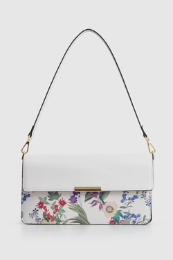 Floral Flap Shoulder Bag