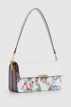 Floral Flap Shoulder Bag