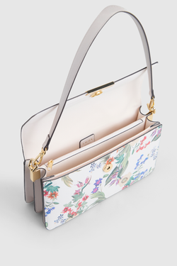Floral Flap Shoulder Bag