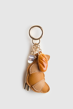 Croissant Bakery Bag Charm
